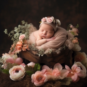 Digitale achtergronden kopen voor babyfotografie