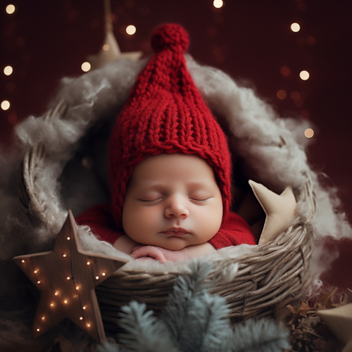 newborn fotografie kerstmis